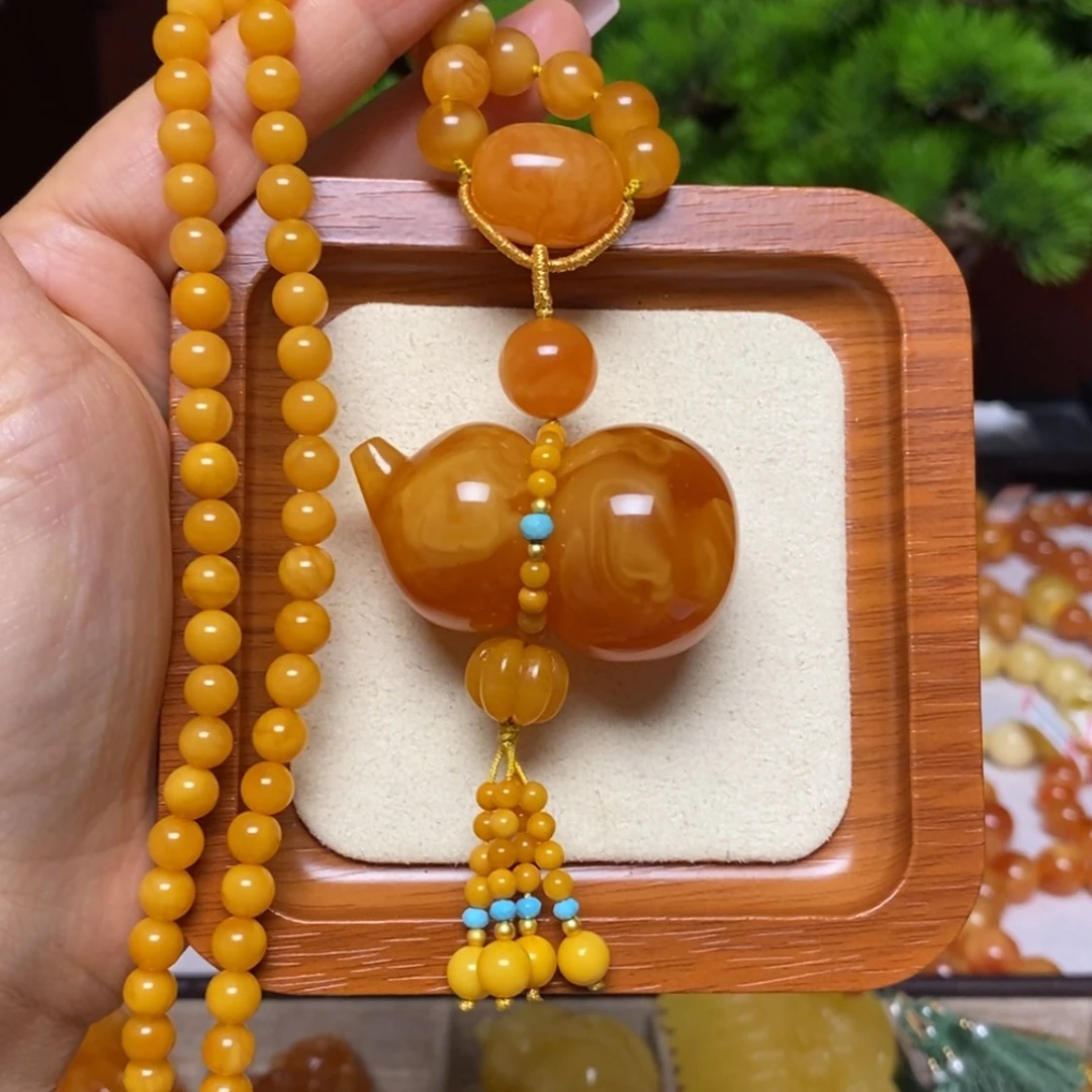 【闪购商品】蜜蜡颈饰未镶嵌项链