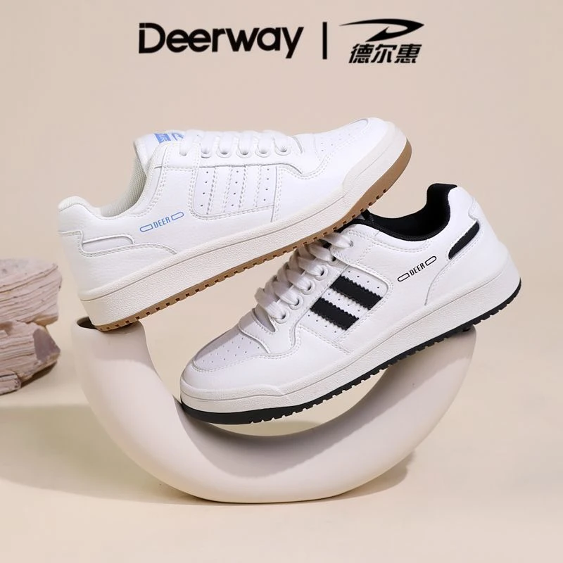Deerway/德尔惠德训鞋运动鞋百搭夏季小白鞋平底时尚鞋子休闲鞋