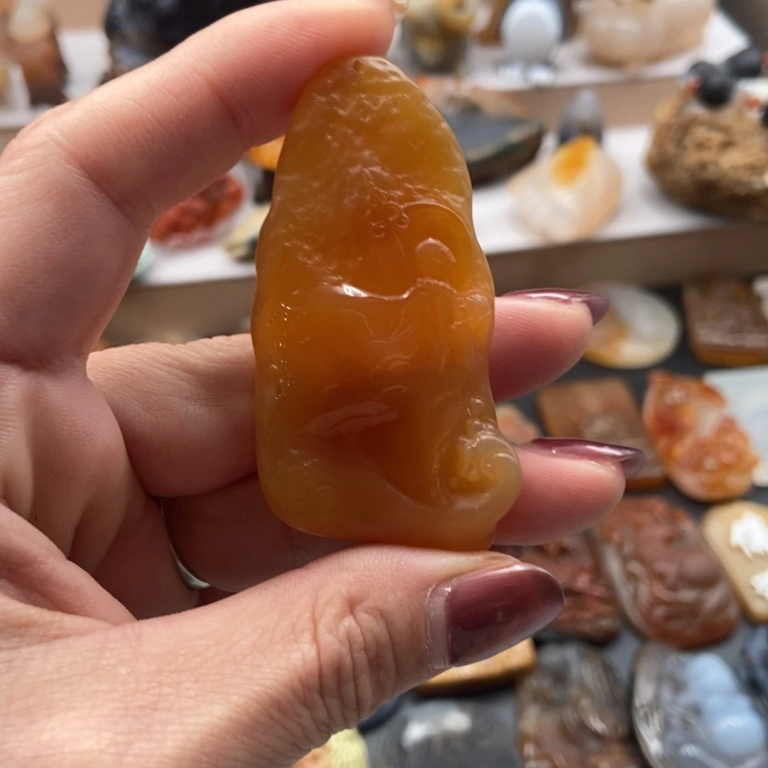玛瑙/玉髓未镶嵌挂件