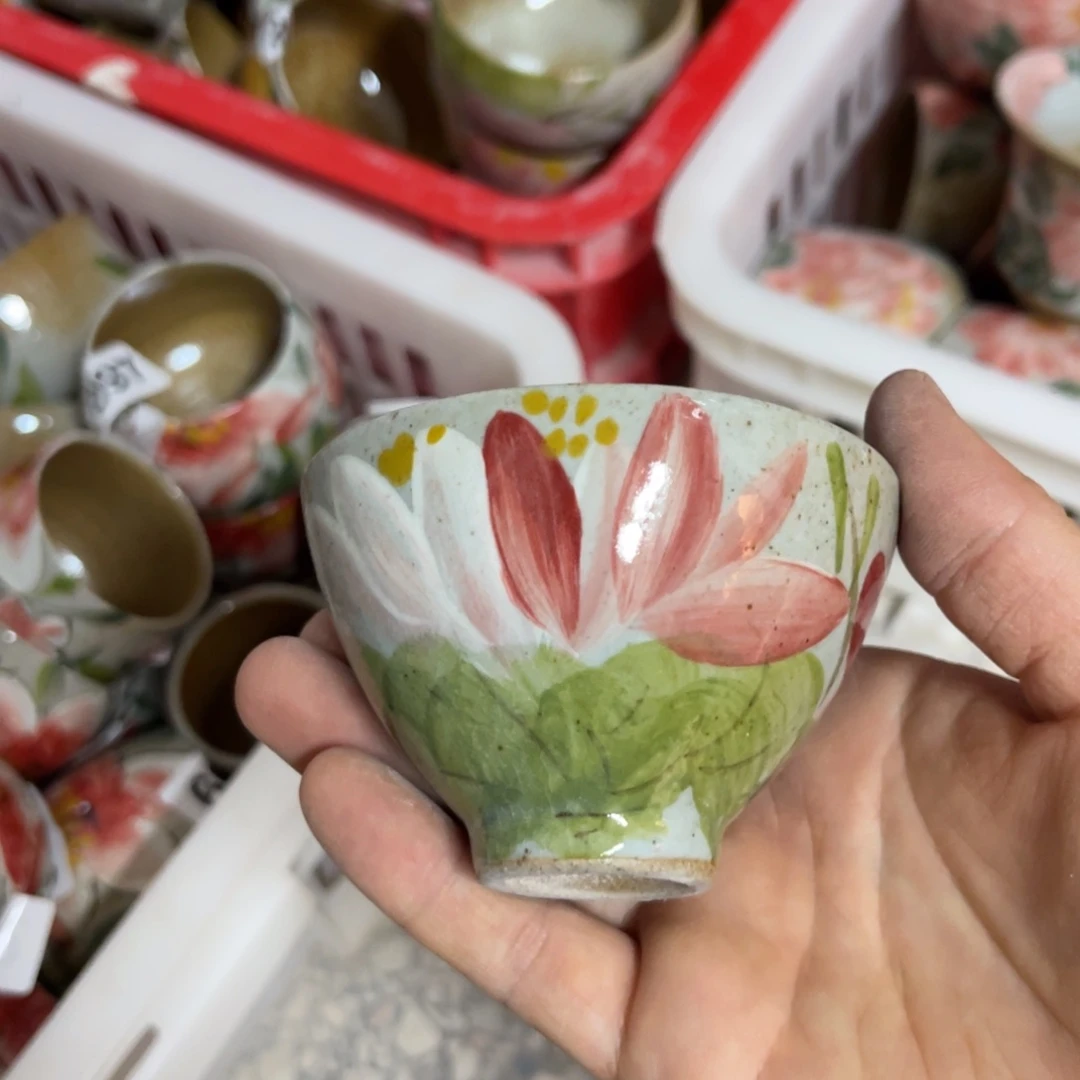 杯素浅陶瓷手工手绘