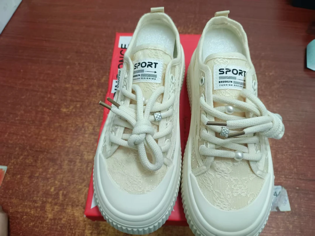 8815蕾丝女士透气低帮时尚休闲鞋潮流运动鞋运动休闲鞋