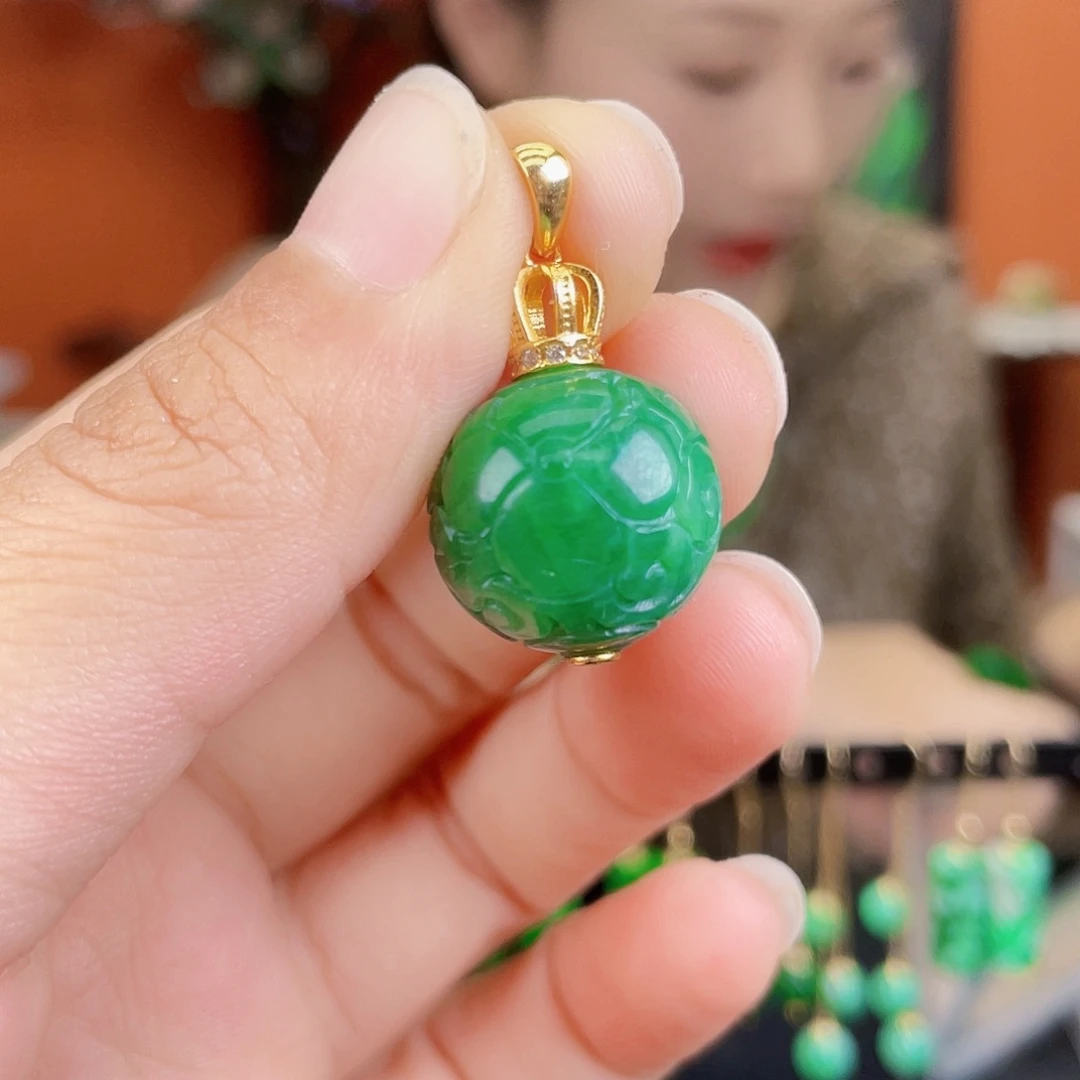 翡翠未镶嵌耳饰饰品