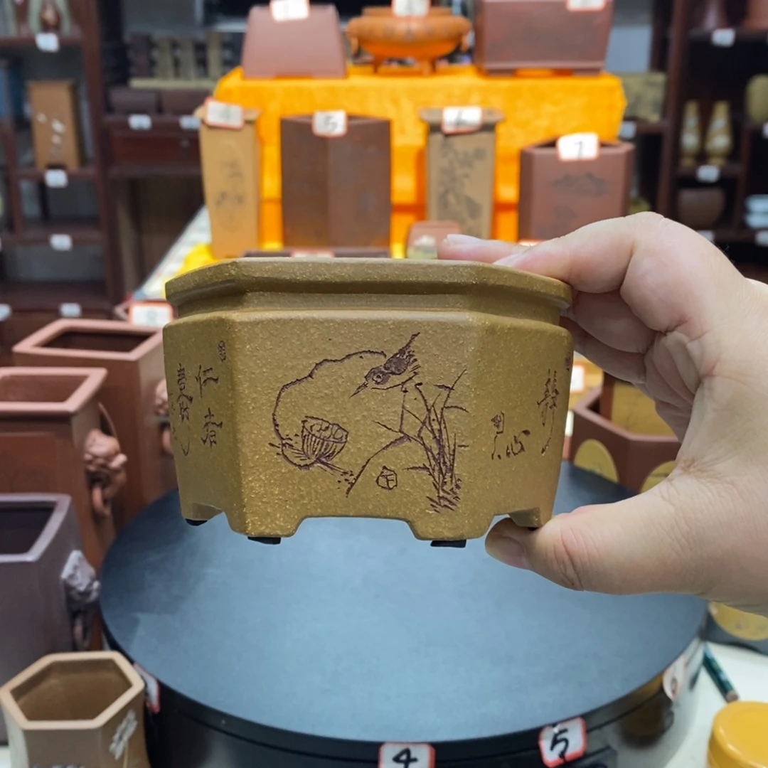 紫砂花盆紫砂文化8.5/5.5