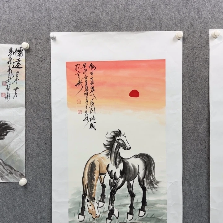 书法作品多次参加