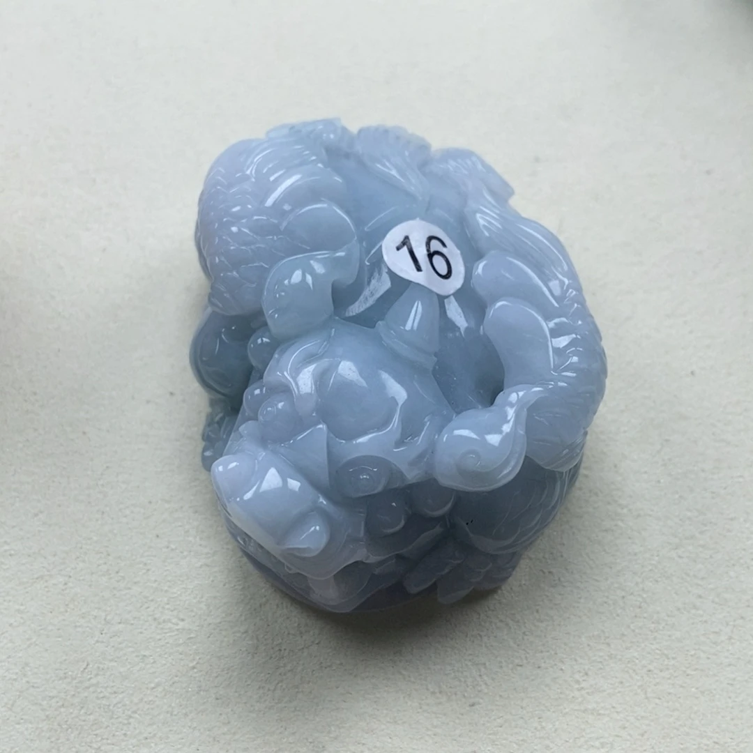 颈饰未镶嵌翡翠如意貔貅