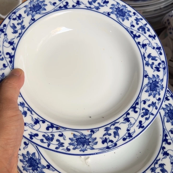 八寸红叶深盘两个