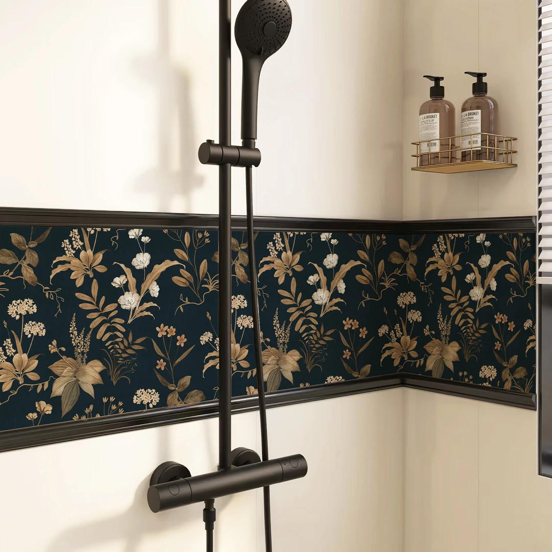 法式复古墙贴防水防潮自粘墙面美化装饰墙纸柜子翻新改造贴纸