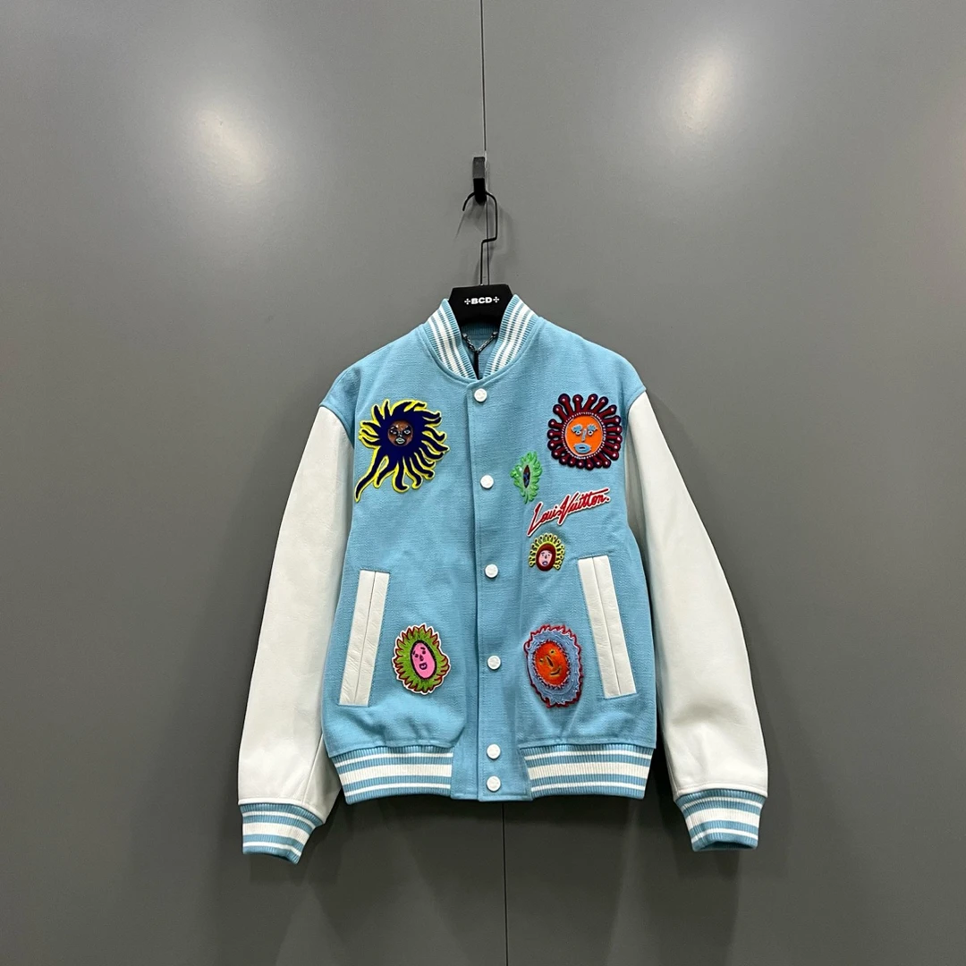未使用 LouisVuitton/路易威登 jp916 刺绣棒球服 48码 012905