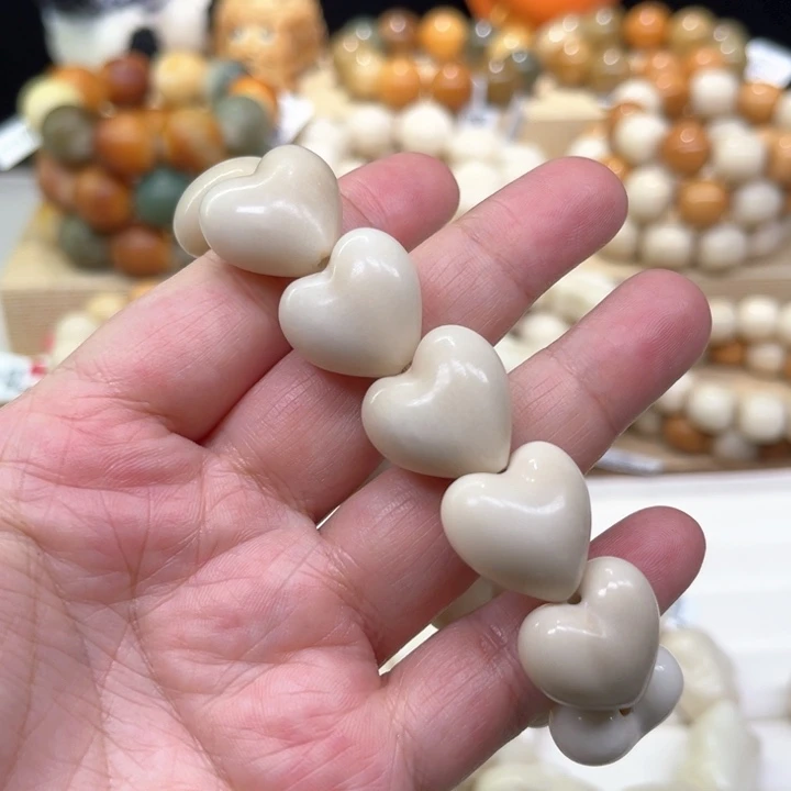 菩提根/象牙果手串爱心瑕1-24-66