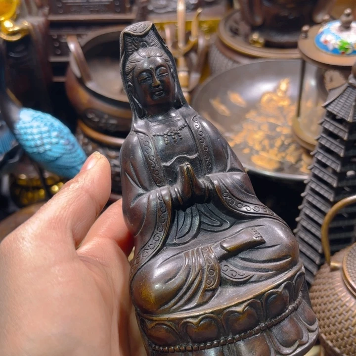 铜器摆件收收藏藏