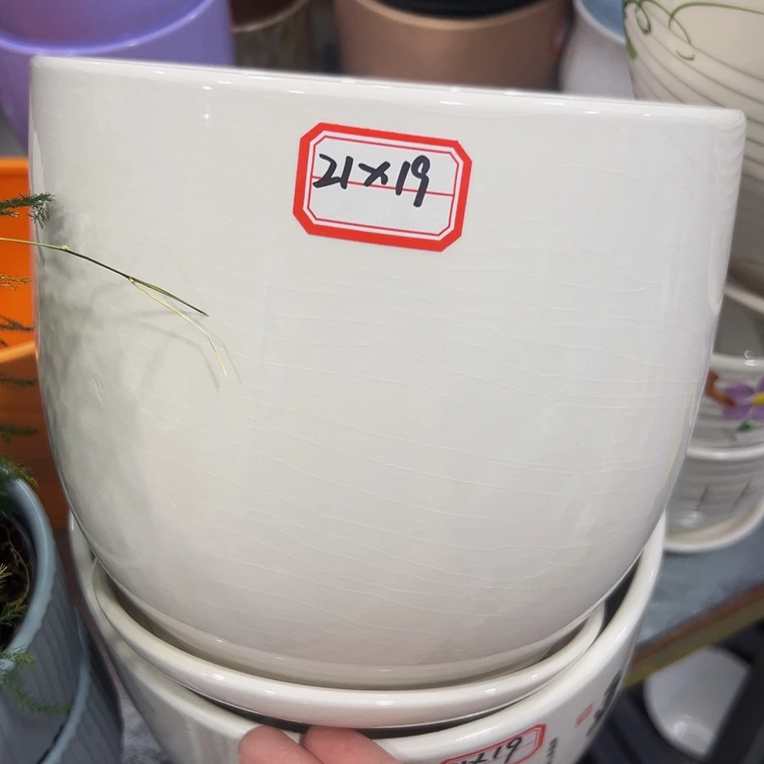 外贸尾单陶瓷花盆凑单10米包邮