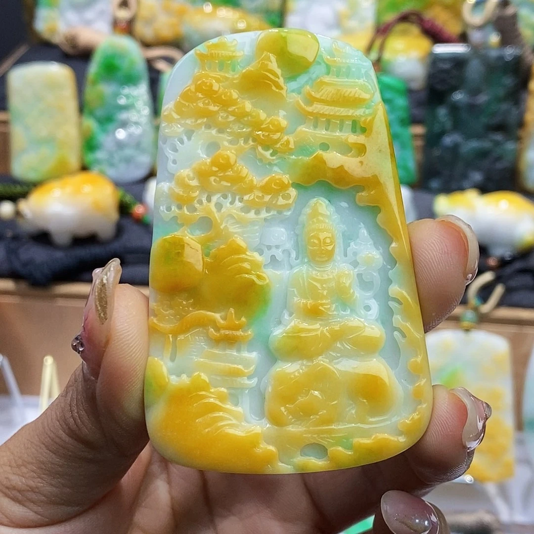 定制翡翠未镶嵌水*翡翠A货一物一证