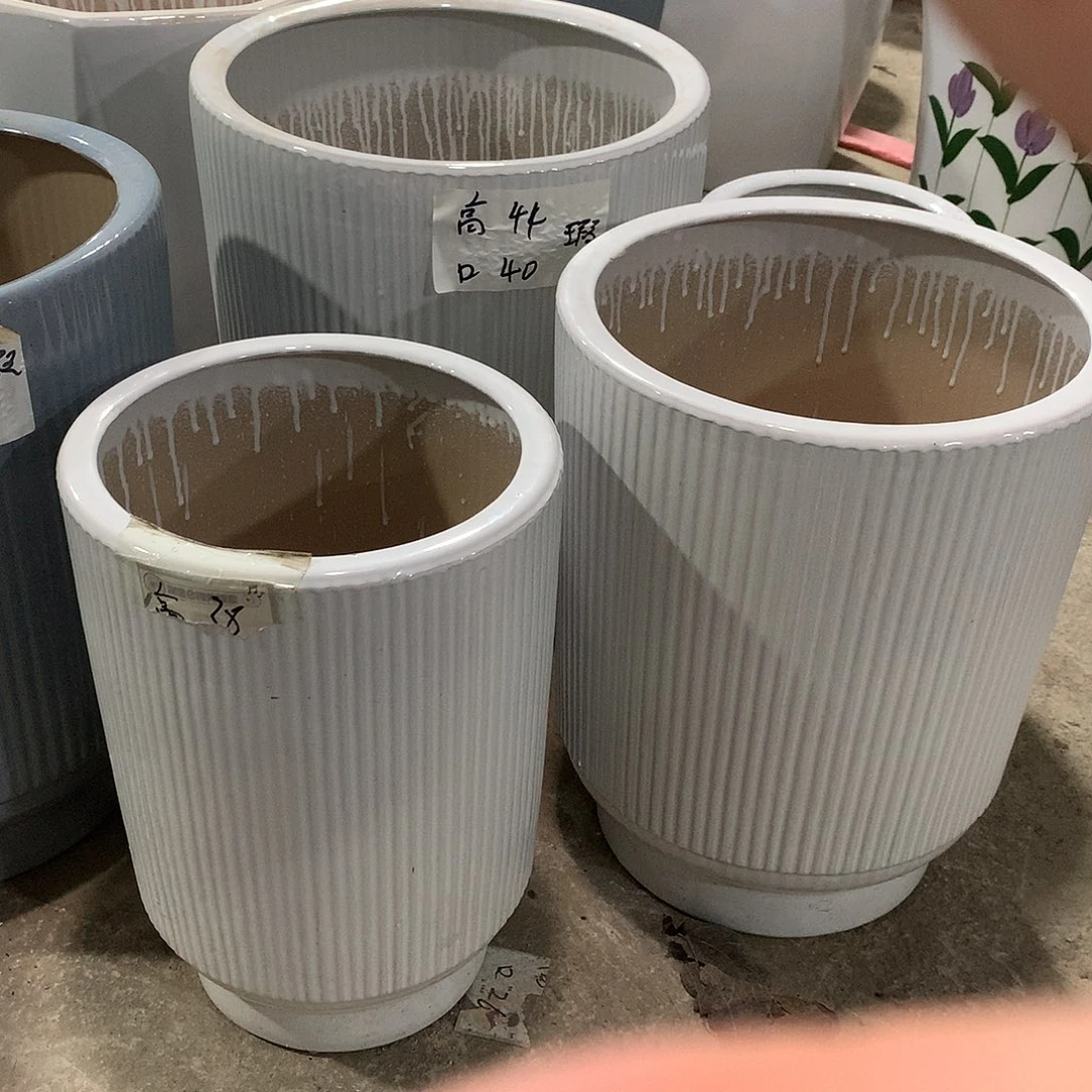 高温陶瓷花盆微瑕