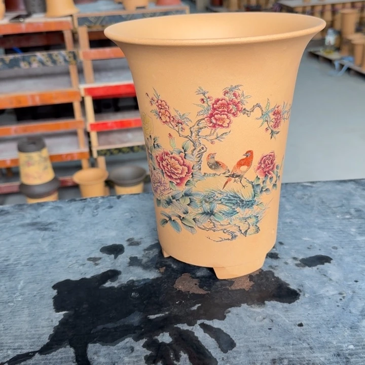 紫砂花盆 包邮包破损