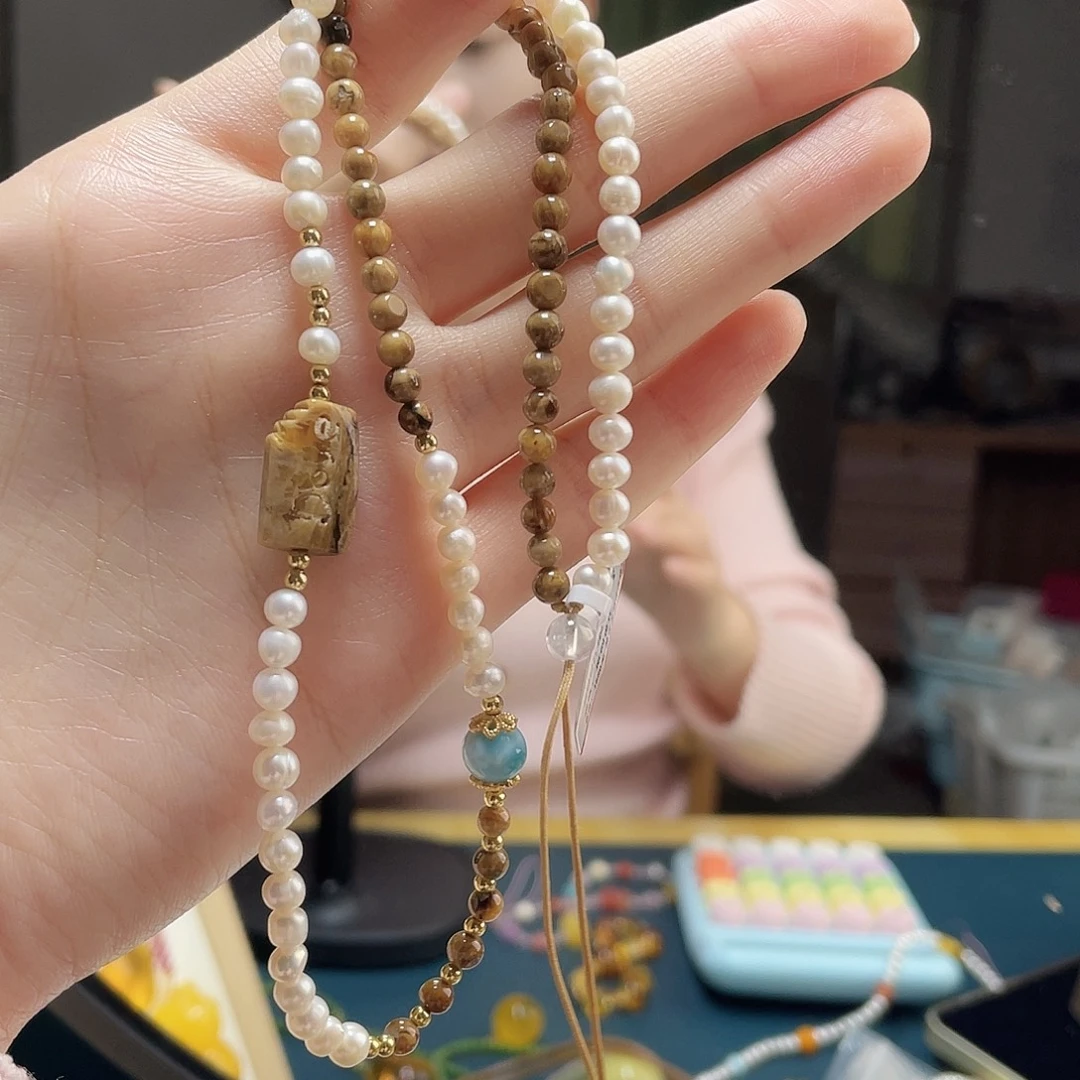 琥珀未镶嵌裸石项链