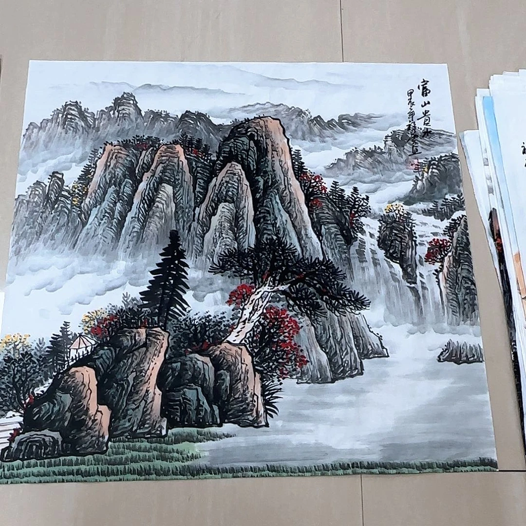 国画国画作品集一个