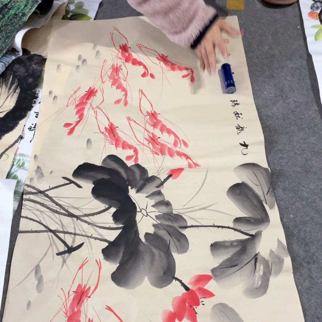 国画国画作品画心一张