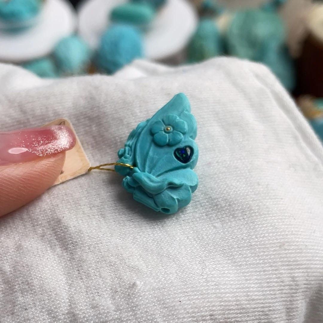 绿松石珠宝奇石未镶嵌