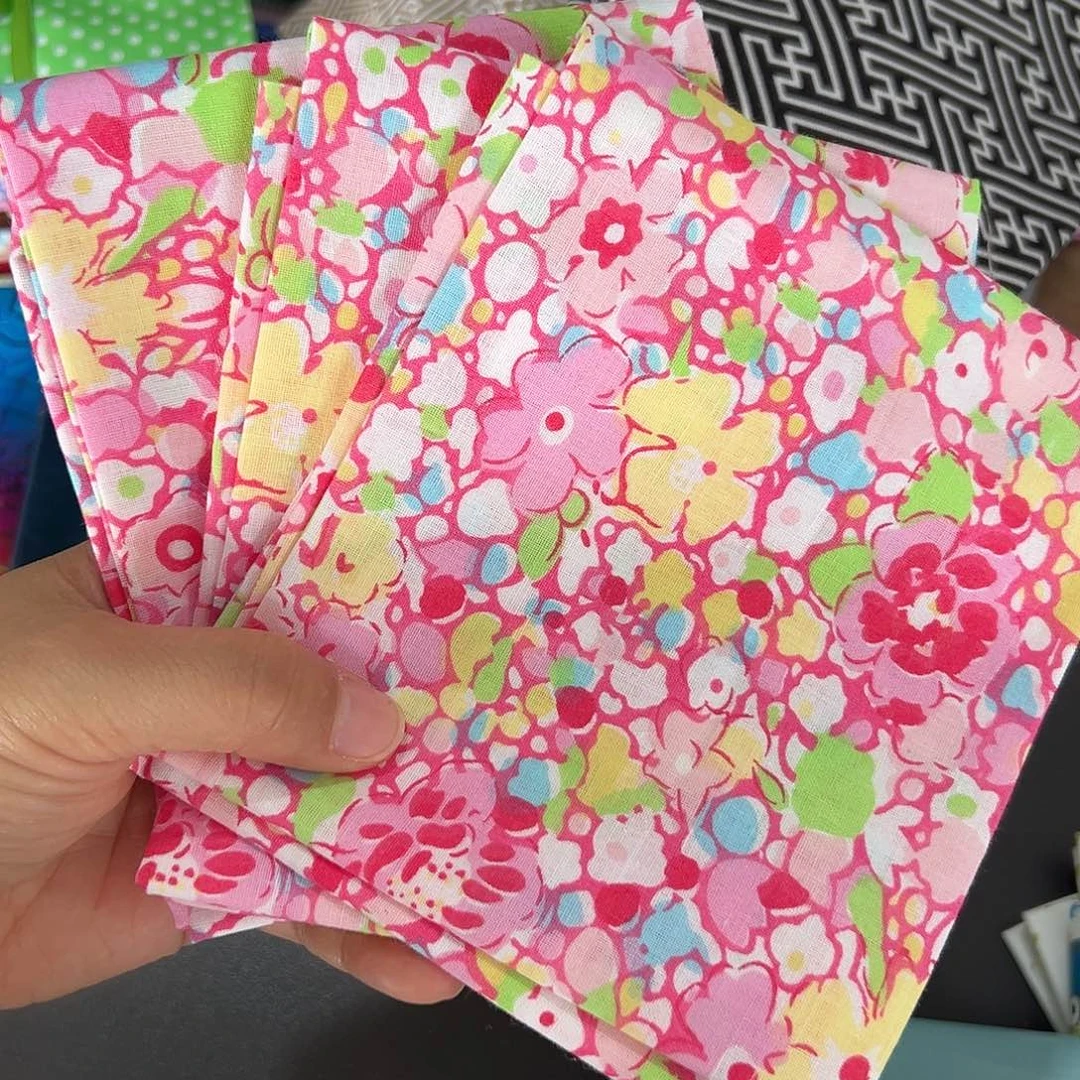 3片品牌纯棉平布45.50厘米一片果子布艺