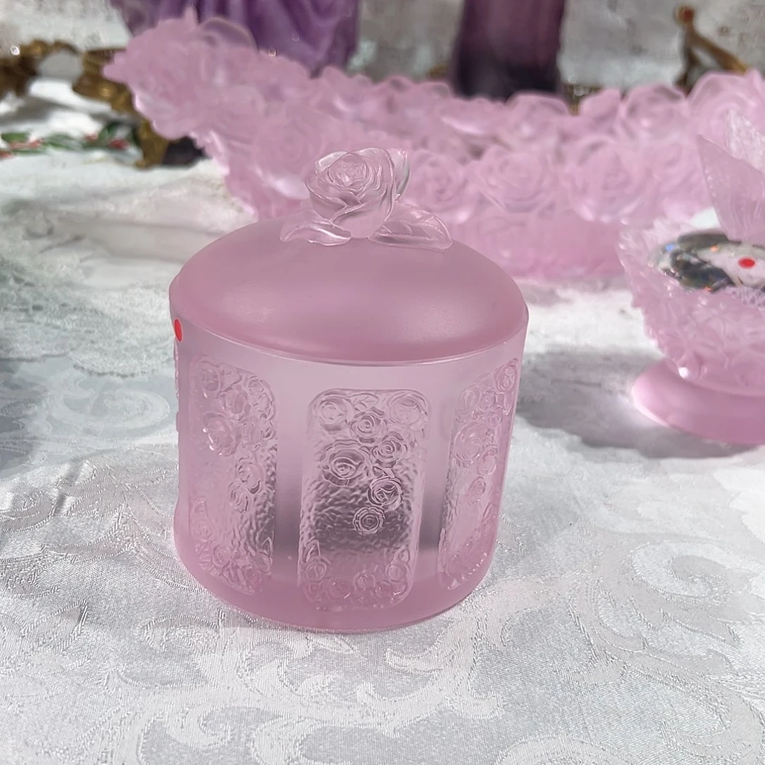 陶瓷QAA065玫瑰花盖盒