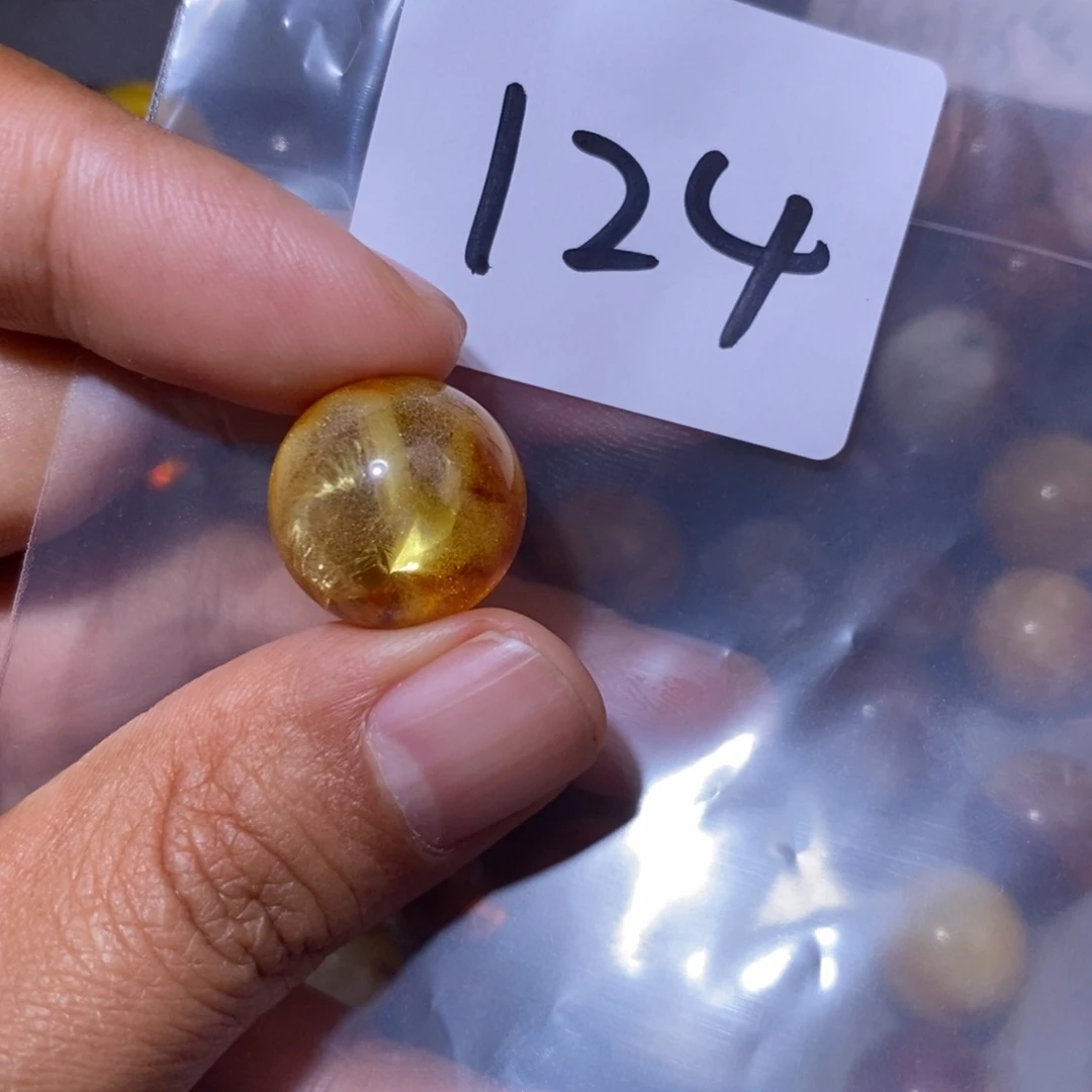 琥珀未镶嵌手链裸石