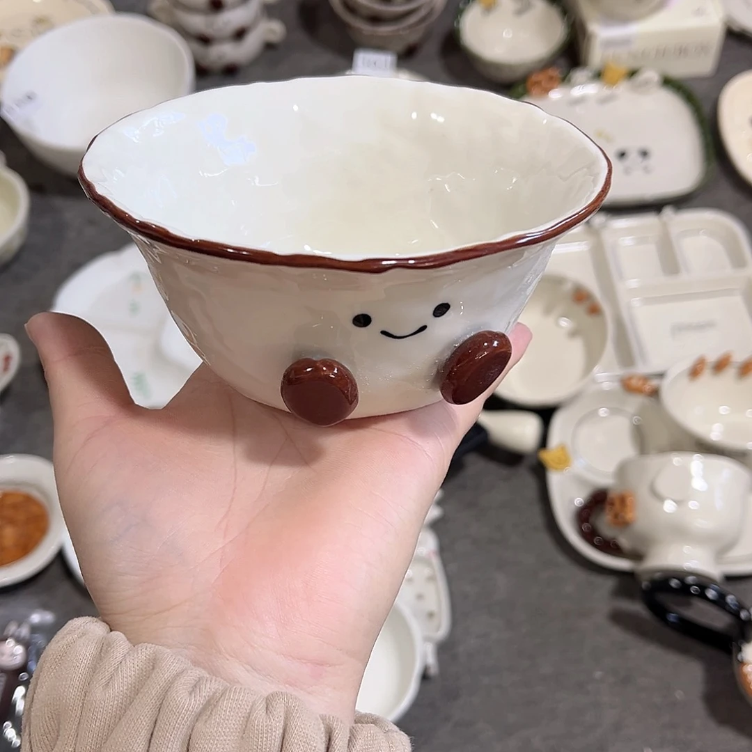 可爱豆豆5寸陶瓷餐具