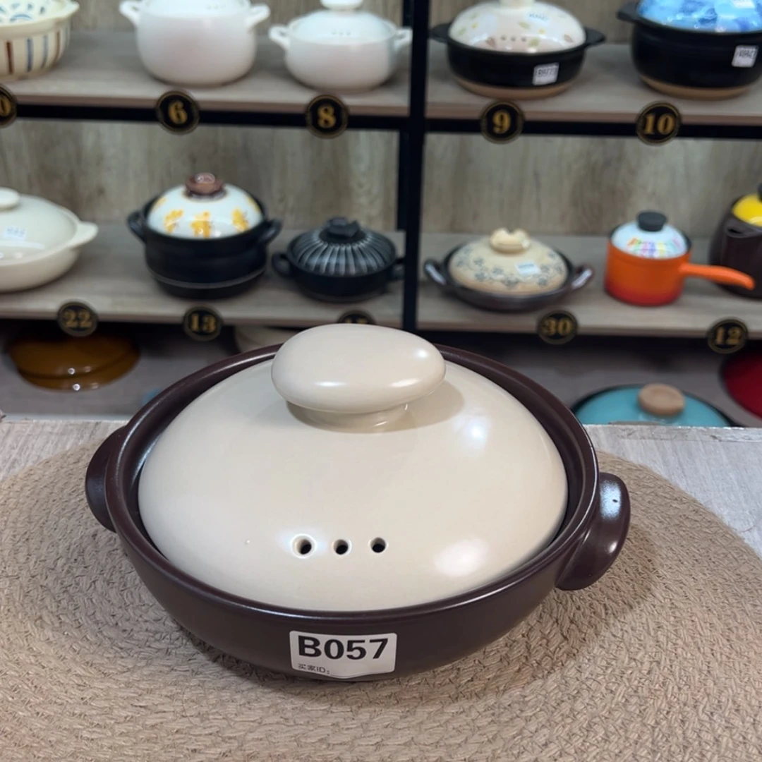 【闪购商品】口径21.5厘米砂锅微瑕疵品057