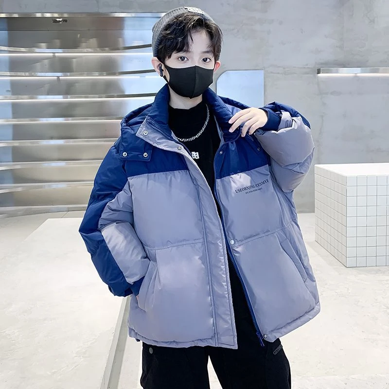 儿童韩版冬装中长款羽绒服