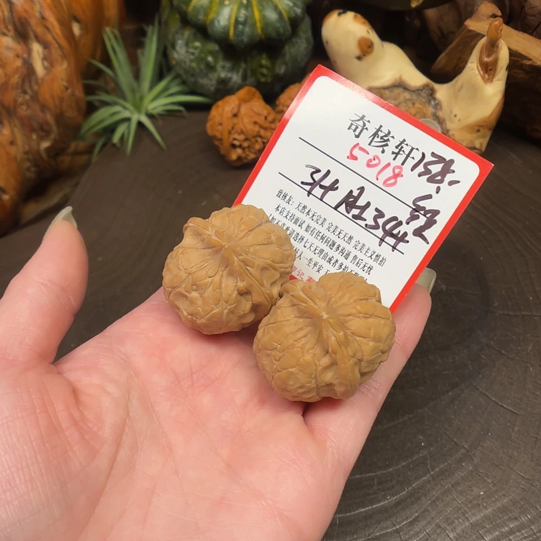吊坠文玩核桃龟甲纹福利5018