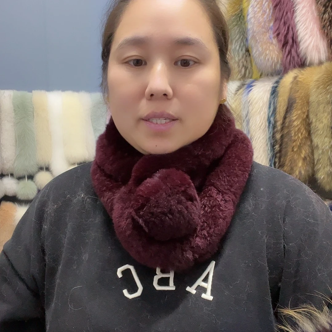 【闪购商品】獭兔毛带子款