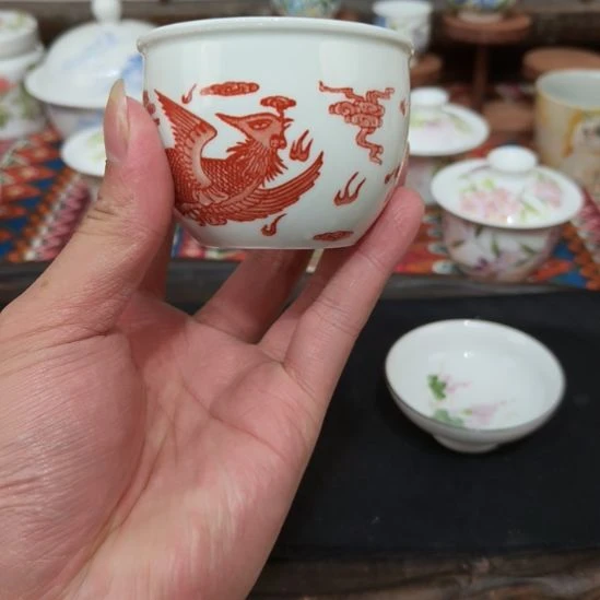 陶瓷碗景德镇手工手绘高温瓷器