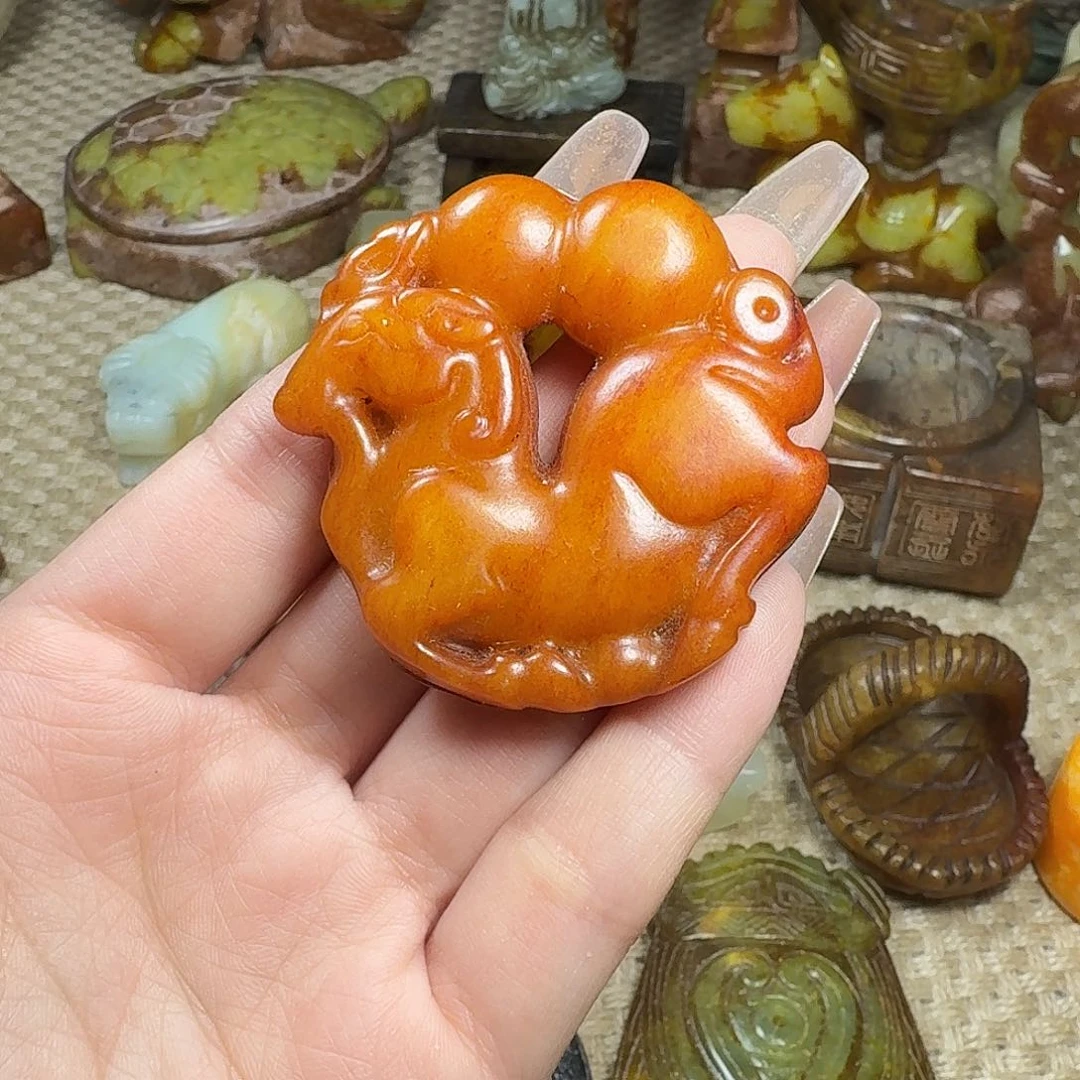 白玉菩提吊坠挂件