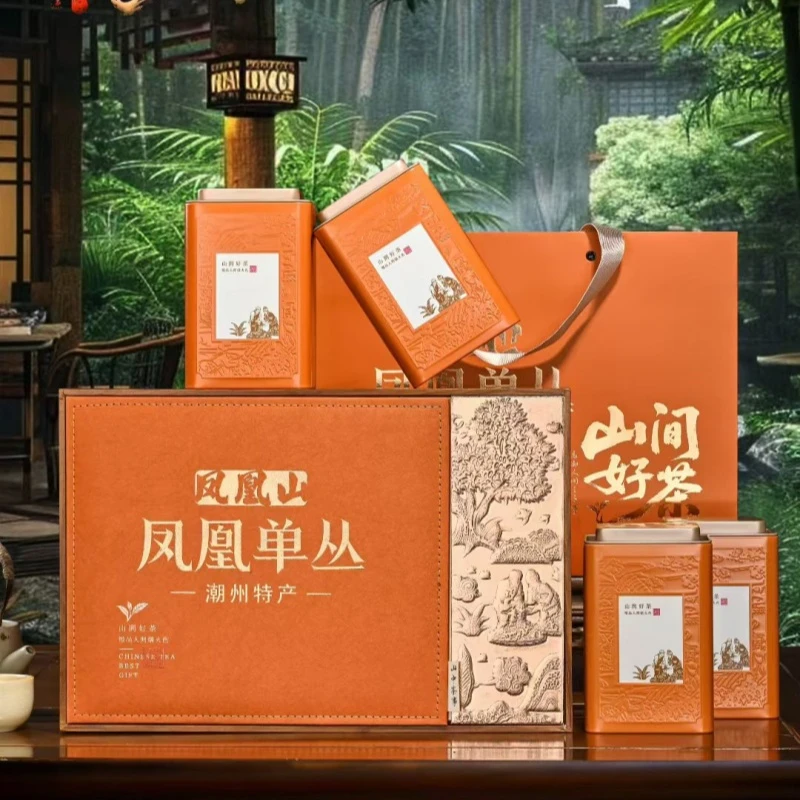 春季凤凰单丛茶高山头春锯朵仔杏仁香果香味单枞茶茶叶礼盒高档