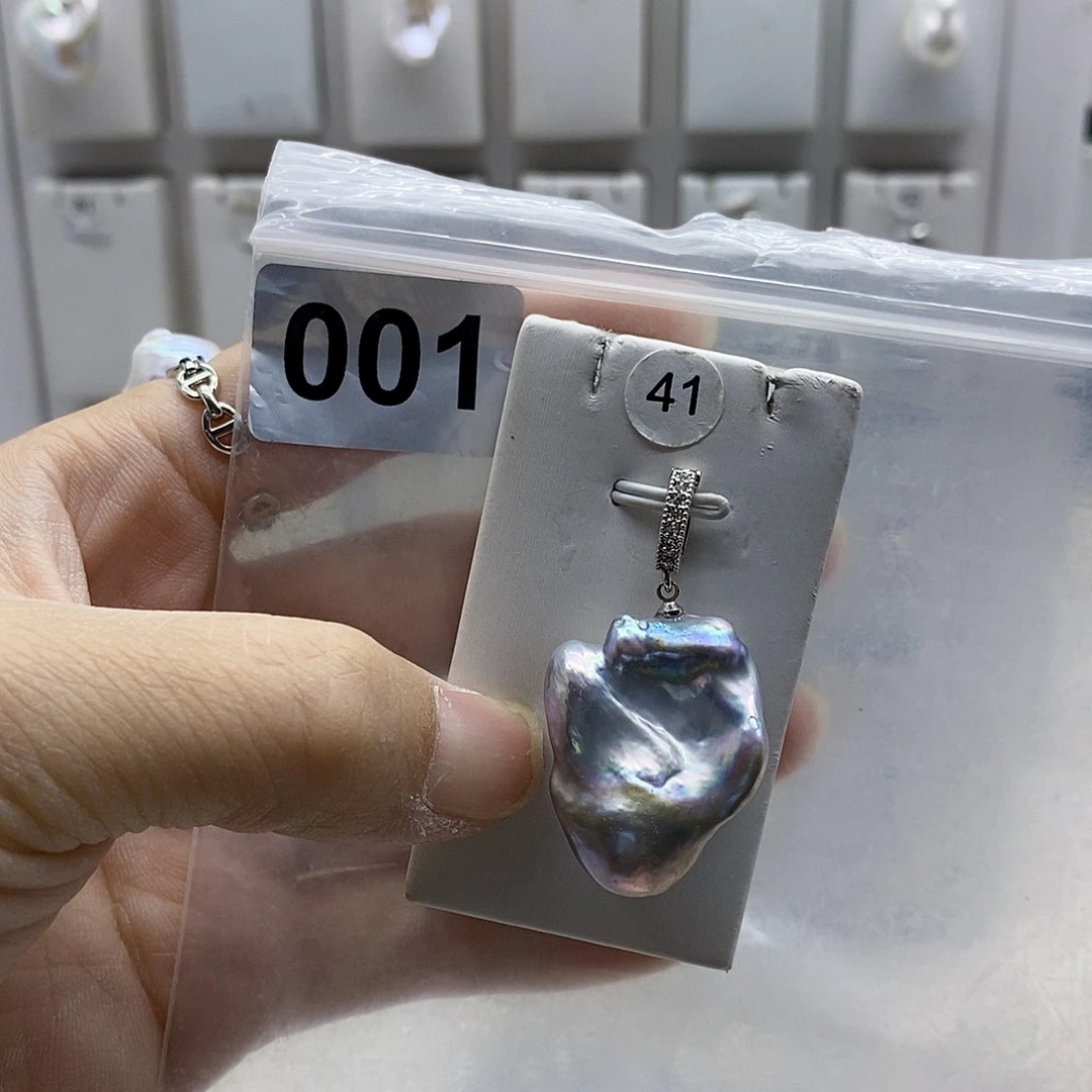 颈饰合金淡水珍珠