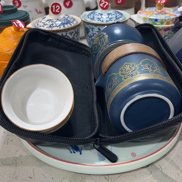一壶六杯加茶叶罐套装