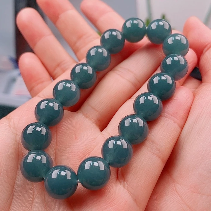 柠***茶翡翠未镶嵌手链多样性发货散珠自选