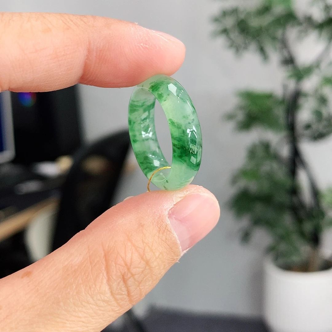 翡翠未镶嵌戒指14号