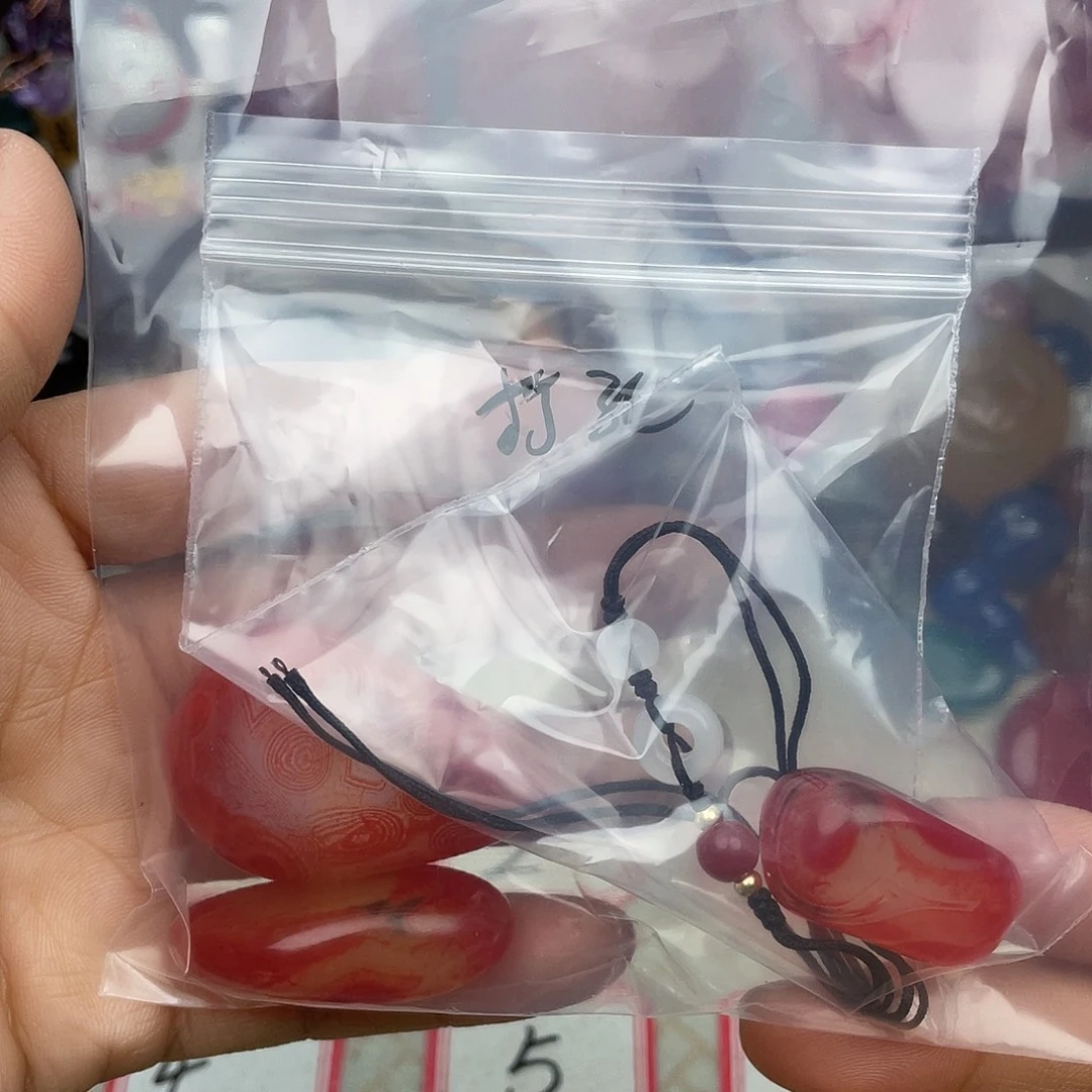 ****3玛瑙/玉髓合金颈饰