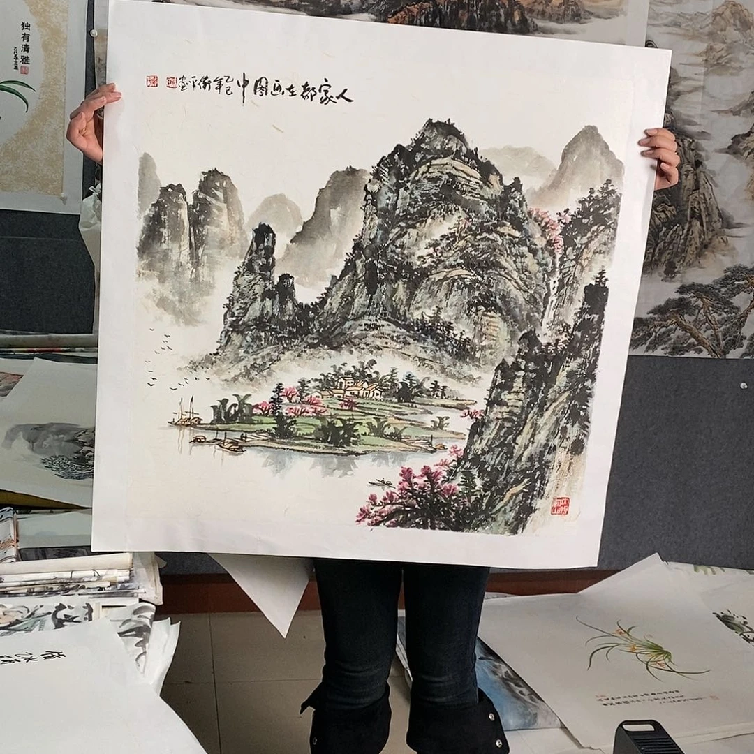 国画手绘手写国画作品60