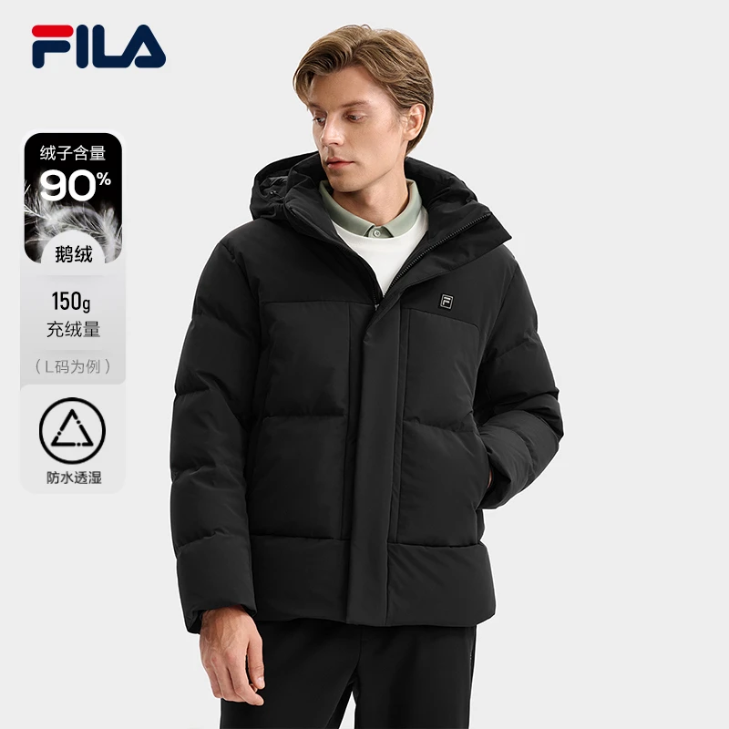 Fila/斐乐男士羽绒服【防水透湿】冬季加厚保暖商务外套F11M543907F