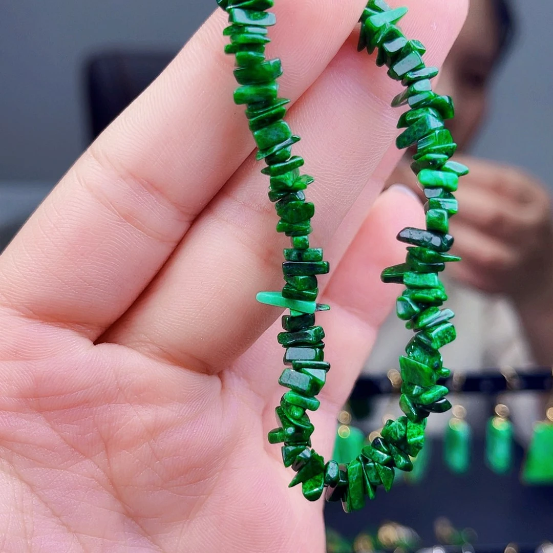 翡翠未镶嵌耳饰饰品