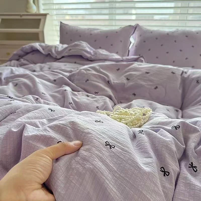 【清完放假】孤品云感双层纱夏凉被 知夏 150×200  可机洗水洗