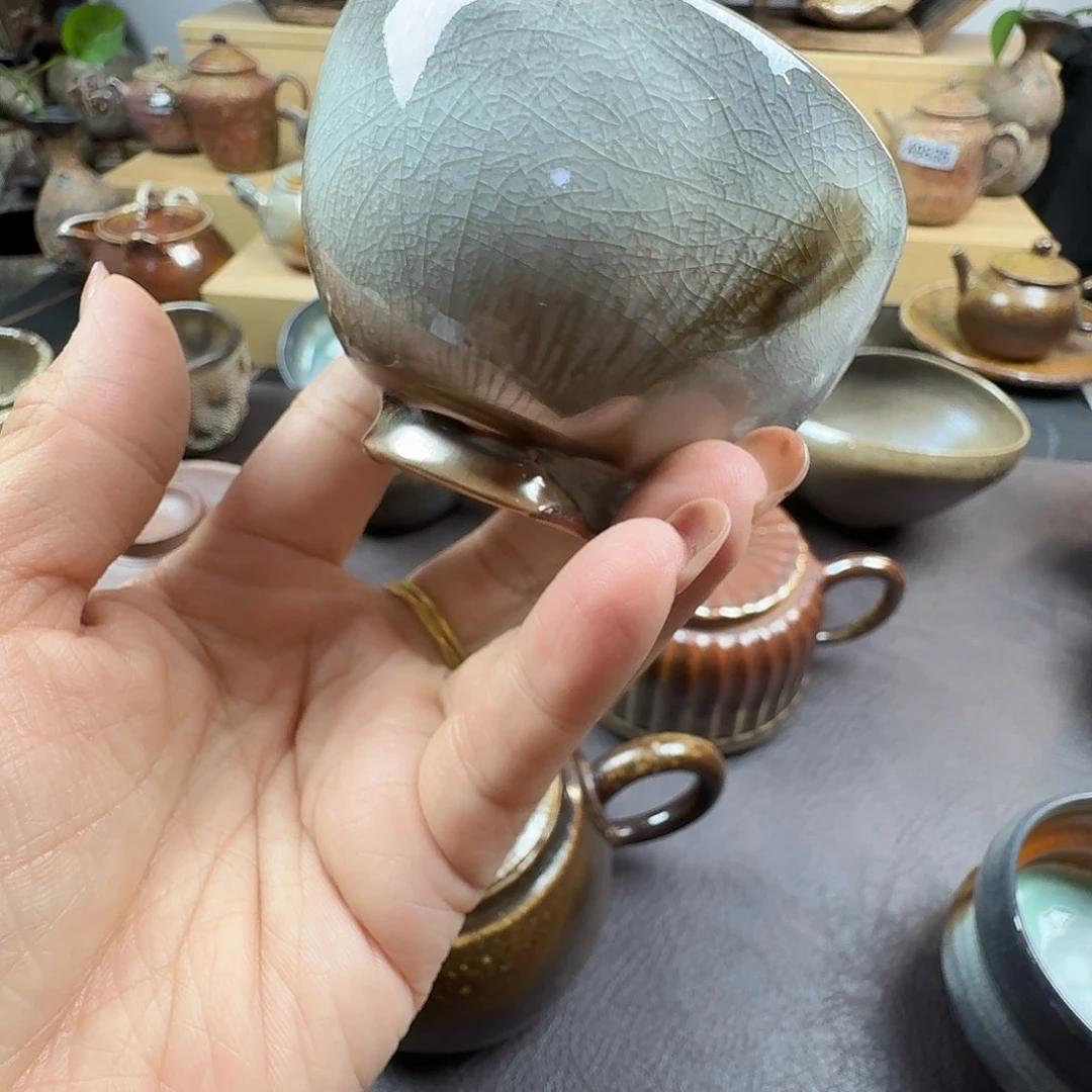 手工手作古柴烧主人杯