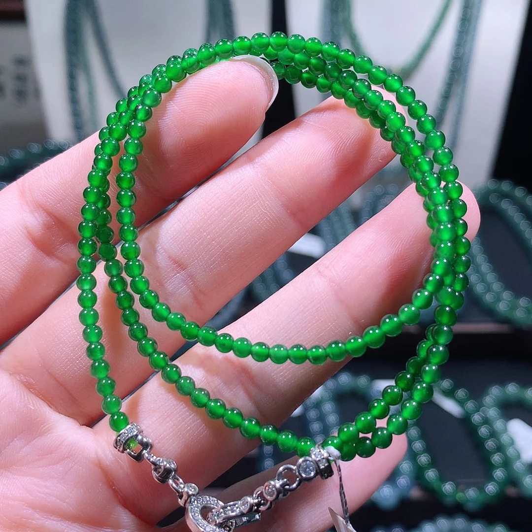 未镶嵌手链翡翠天然a货翡翠手串3
