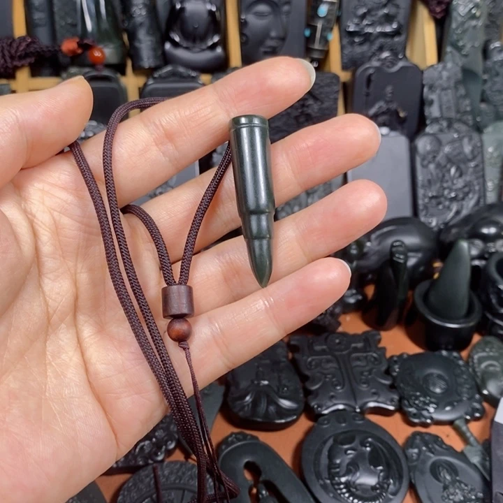 和田玉（青玉）未镶嵌颈饰