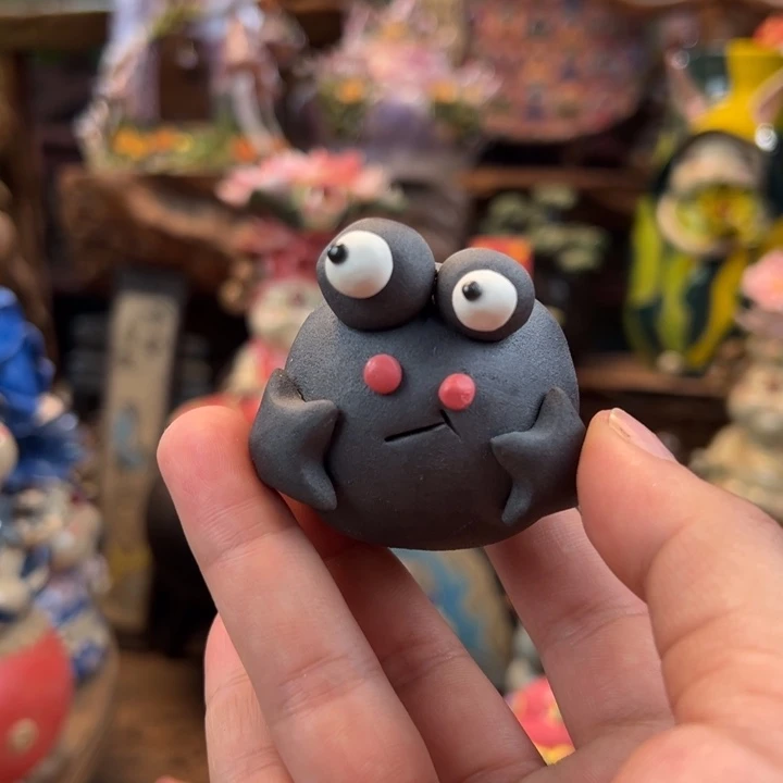 陶摆件小镇青花每日有新品