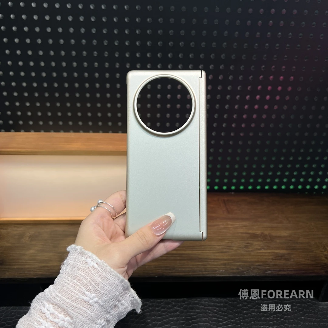 适用于vivoXFold5手机壳vivo xfold5保护套磨砂折叠屏创意带中轴