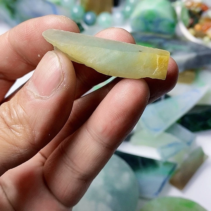 翡翠散珠天然翡翠A货