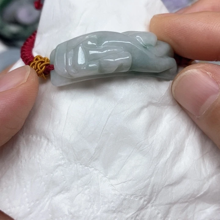 翡翠未镶嵌颈饰天然缅甸翡翠