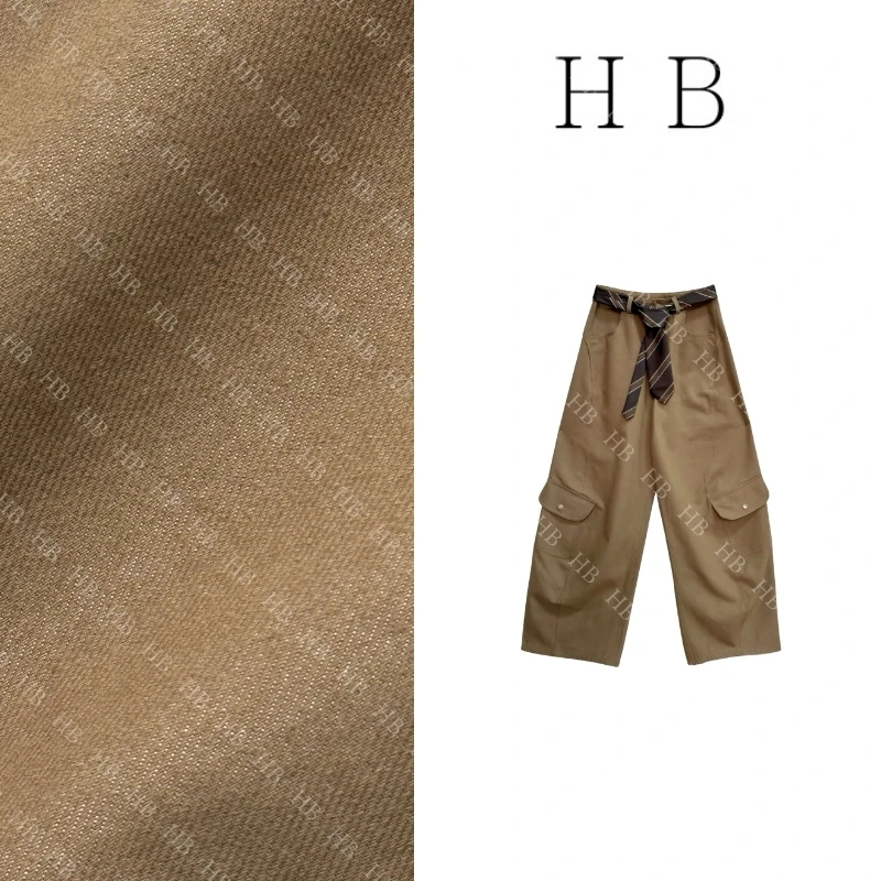 何碧碧HB【藏不住松弛】8621棉感工装裤香蕉裤时尚百搭秋季新款